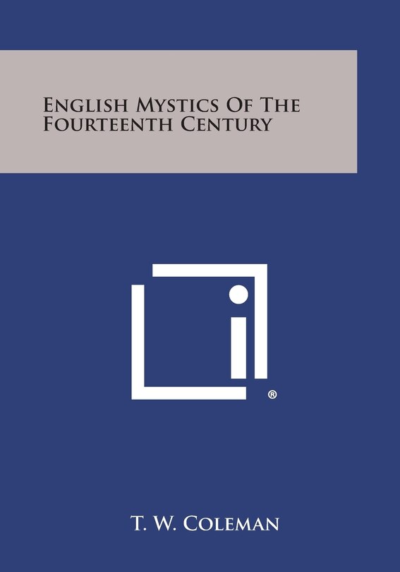 Couverture_English Mystics of the Fourteenth Century