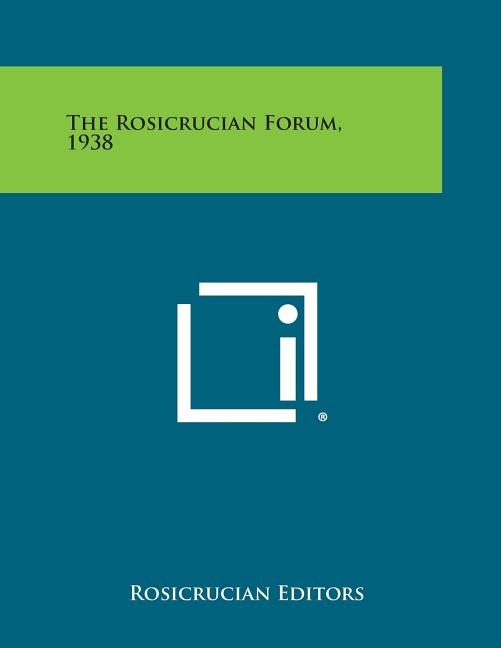 Couverture_The Rosicrucian Forum, 1938