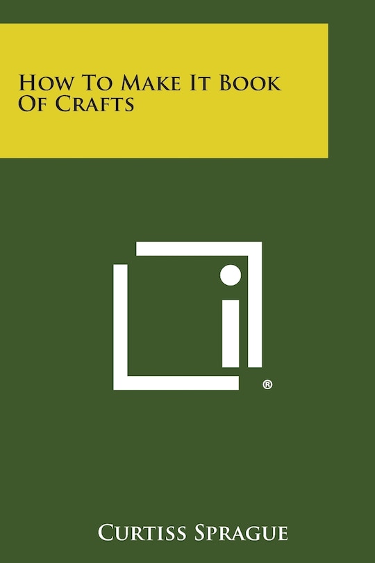 Front cover_How to Make It Book of Crafts