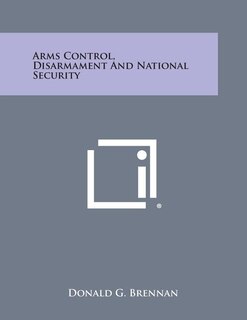 Front cover_Arms Control, Disarmament and National Security