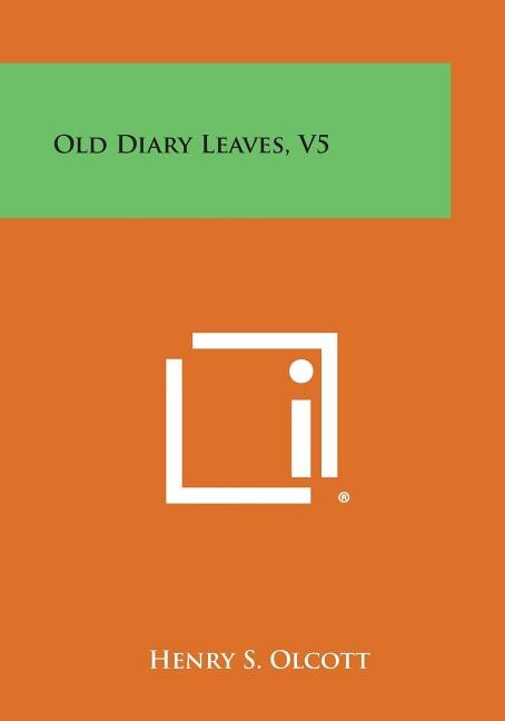 Front cover_Old Diary Leaves, V5