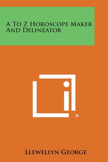 Front cover_A to Z Horoscope Maker and Delineator