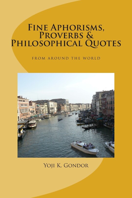 Couverture_Fine Aphorisms, Proverbs & Philosophical Quotes