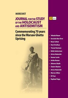 Front cover_Moreshet Volume 10 Fall 2013