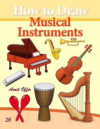 How to Draw Musical Instruments: Drawing Books for Beginners