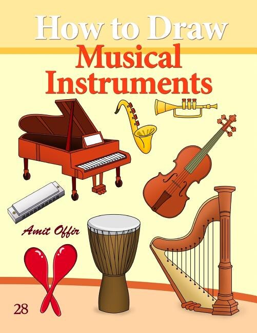 Front cover_How to Draw Musical Instruments