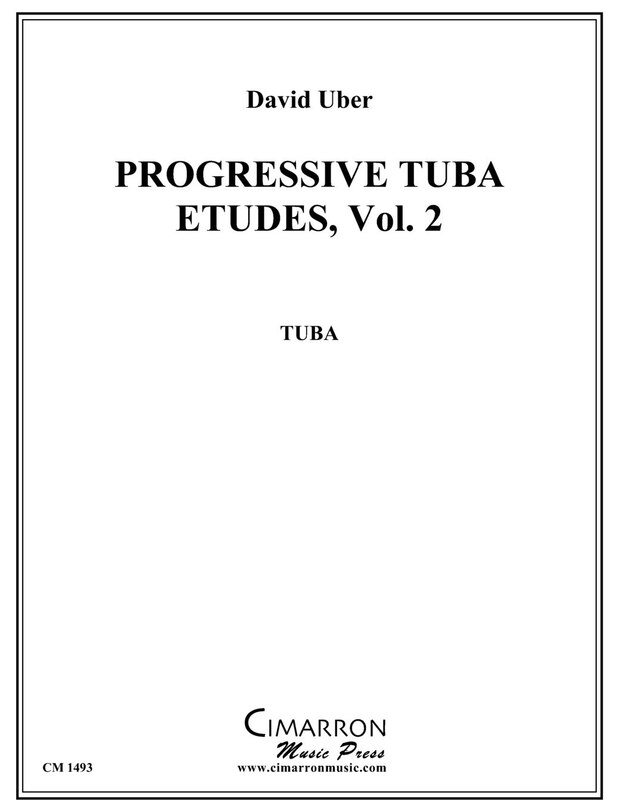 Couverture_Progressive Tuba Etudes, vol. 2