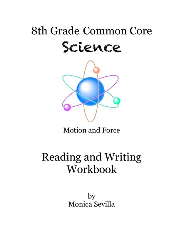Couverture_8th grade Science Motion and Forces Workbook