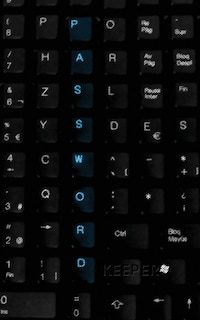 Password Keeper: Password Reminder Book (Keyboard Cover)