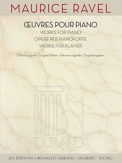 Front cover_Maurice Ravel - Works For Piano
