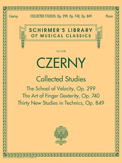 Couverture_Czerny: Collected Studies - Op. 299, Op. 740, Op. 849