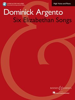 Front cover_Six Elizabethan Songs - High Voice - New Edition - With Online Accompaniments