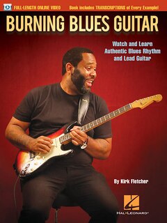 Couverture_Burning Blues Guitar Book/Online Video