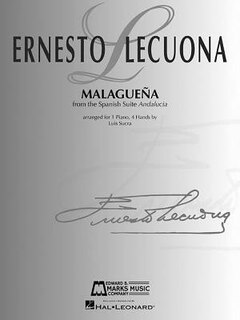 Malaguena: Piano Duet (1 Piano, 4 Hands)