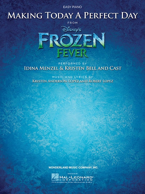 Front cover_Making Today a Perfect Day (from Frozen Fever)