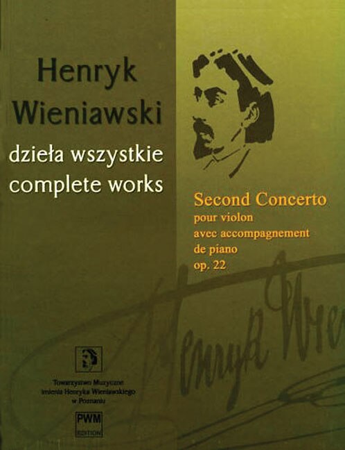 Second Concerto Op. 22: Violin With Piano Accompaniment
