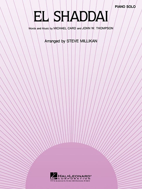 Front cover_El Shaddai