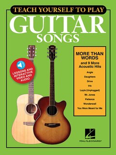 Front cover_Teach Yourself To Play Guitar Songs: more Than Words & 9 More Acoustic Hits