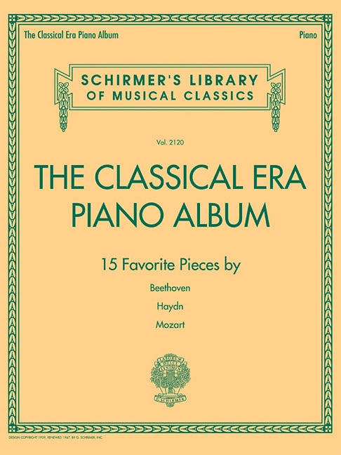Front cover_The Classical Era Piano Album
