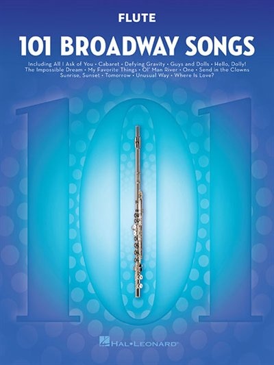 Couverture_101 Broadway Songs For Flute