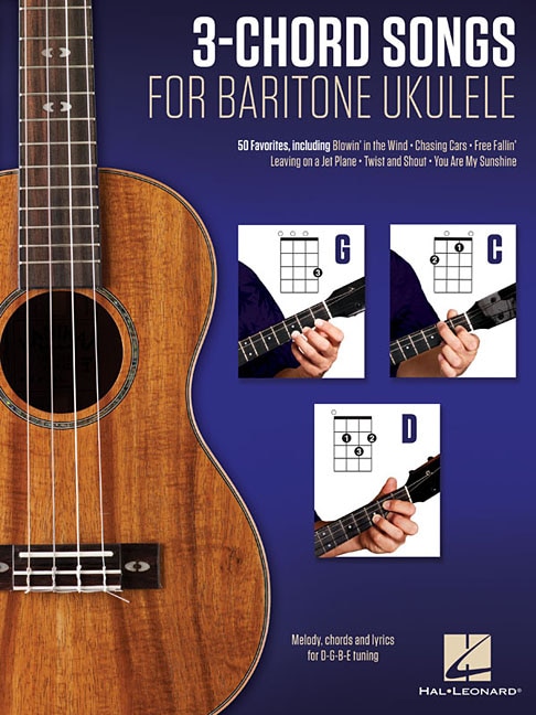 Front cover_3-Chord Songs for Baritone Ukulele (G-C-D)