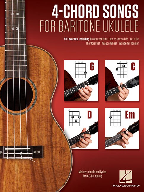 Front cover_4-Chord Songs for Baritone Ukulele (G-C-D-Em)