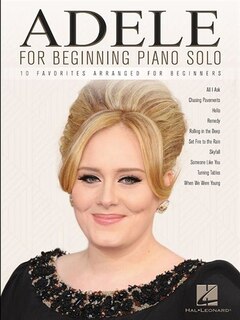 Front cover_Adele For Beginning Piano Solo