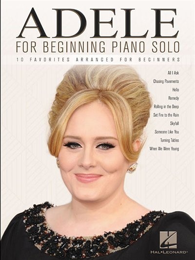 Front cover_Adele For Beginning Piano Solo