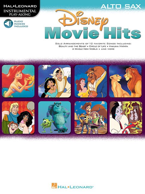 Front cover_Disney Movie Hits For Alto Sax