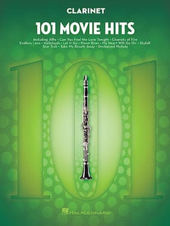 Front cover_101 Movie Hits For Clarinet