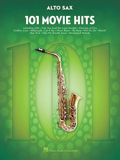 Front cover_101 Movie Hits For Alto Sax