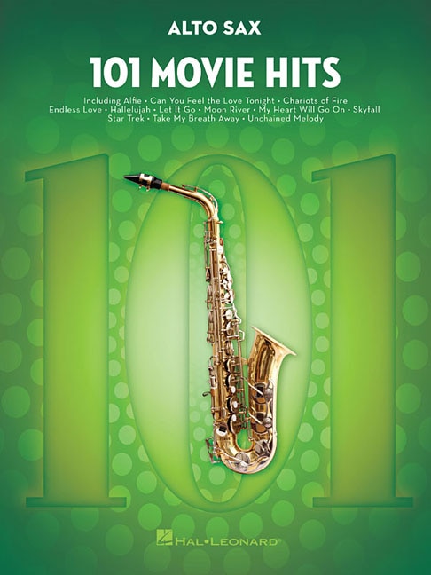 Front cover_101 Movie Hits For Alto Sax