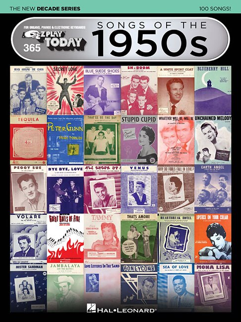 Front cover_Songs of the 1950s - The New Decade Series: E-Z Play  Today Volume 365