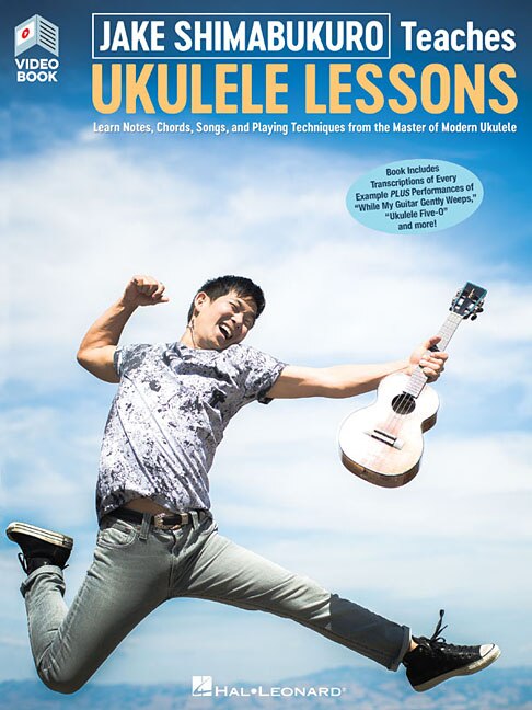 Front cover_Jake Shimabukuro Teaches Ukulele Lessons Book/Online Media