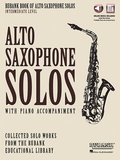 Front cover_Rubank Book of Alto Saxophone Solos - Intermediate Level: Book/Online Audio