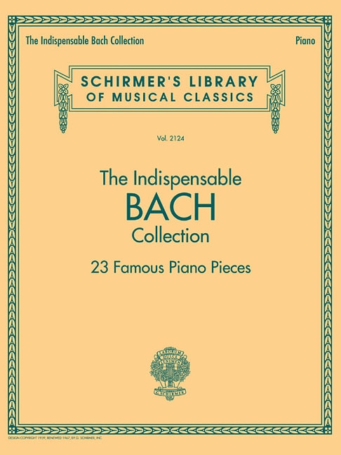 Front cover_The Indispensable Bach Collection - 23 Famous Piano Pieces