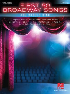 Front cover_First 50 Broadway Songs You Should Sing
