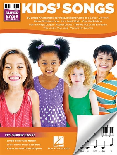 Front cover_Kids' Songs - Super Easy Songbook