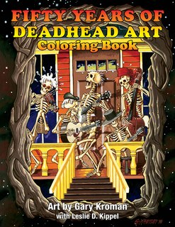 Front cover_Fifty Years Of Deadhead Art: Coloring Book
