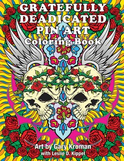 Front cover_Gratefully Deadicated Pin Art: Coloring Book