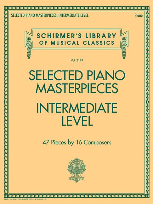 Front cover_Selected Piano Masterpieces - Intermediate Level