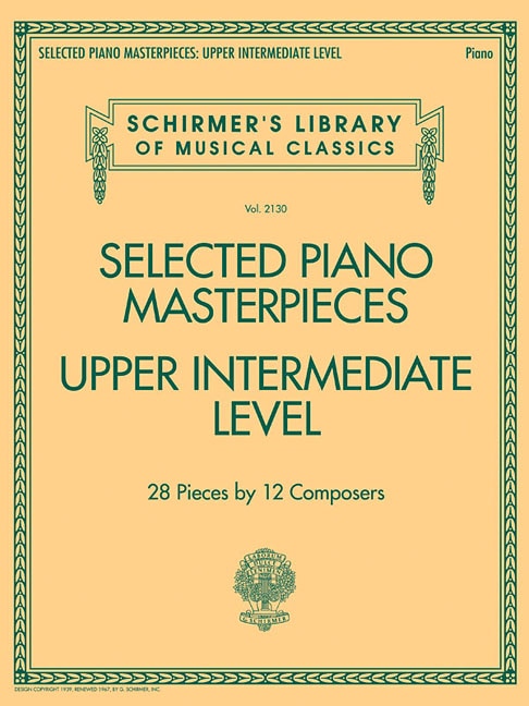 Front cover_Selected Piano Masterpieces - Upper Intermediate Level