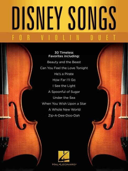 Couverture_Disney Songs For Violin Duet