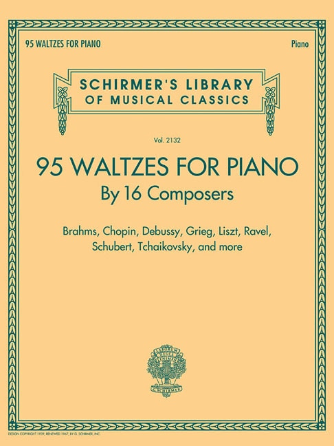 Front cover_95 Waltzes By 16 Composers For Piano