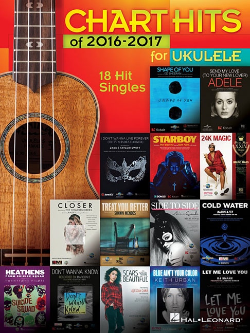 Front cover_Chart Hits Of 2016-2017 For Ukulele