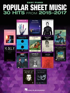 Front cover_Popular Sheet Music - 30 Hits From 2015-2017