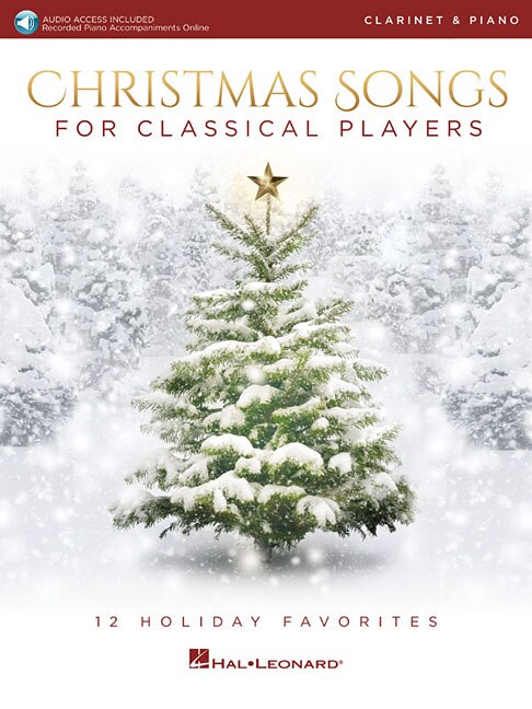 Front cover_Christmas Songs For Classical Players - Clarinet And Piano