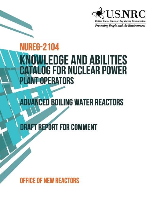 Front cover_Knowledge and Abilities Catalog for Nuclear Power Plant Operators