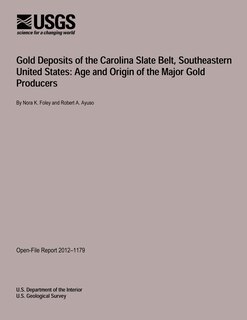 Couverture_Gold Deposits of the Carolina Slate Belt, Southeastern United States