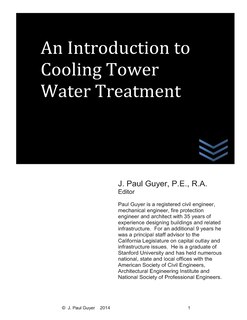 Couverture_An Introduction to Cooling Tower Water Treatment